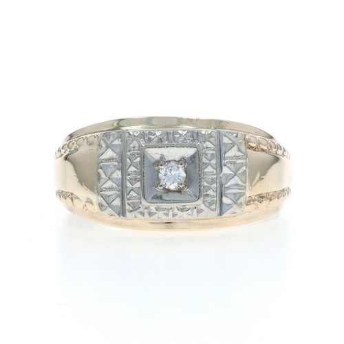 Anello vintage uomo oro - vintage, in
