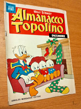 ALBI D'ORO-ALMANACCO TOPOLINO # 12 - DICEMBRE  1961 - BUONO OTTIMO CON FIGURINE
