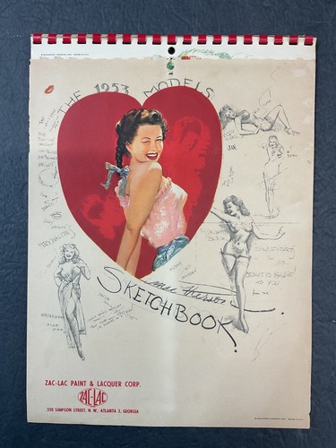 1953 sketchbook pinup vendor - 1953,