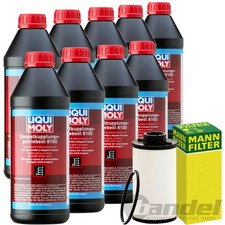 Mann Filtro Olio + 9L Liqui Moly 8100 Adatto A per VW Golf Caddy 6-GANG DSG
