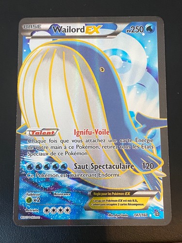Carte pokemon wailord - pokemon, ex
