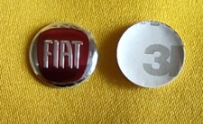 2 LOGO STEMMA FREGIO PER CHIAVE FIAT TELECOMANDO 14mm Adesivo