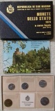1979 San Marino serie annuale composta da 5 monete Lira