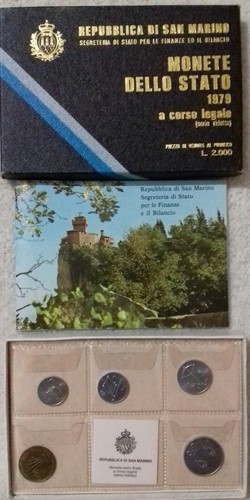 1979 san marino serie - serie, annuale