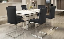 Set 2 Sedie Yaheetech -  Moderne Imbottite in Finta Pelle - meta' prezzo !