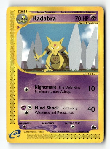 Pokemon card kadabra - card, lp