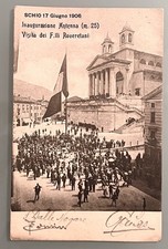 02 - VENETO - SCHIO 17 GIUGNO 1906 - INAUGURAZIONE ANTENNA (M. 25)