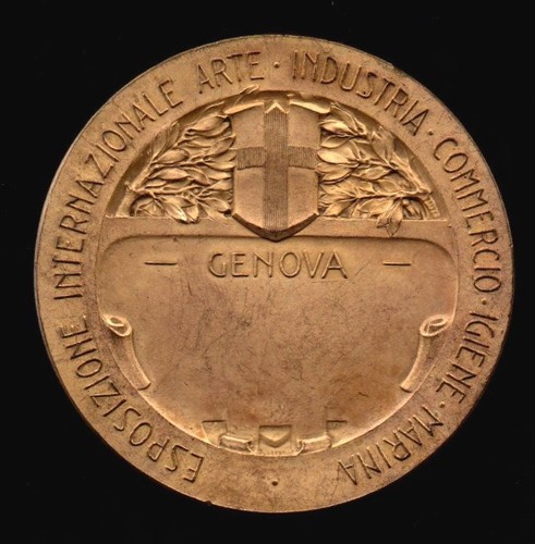 Medaglia esposizione arte - medaglia,