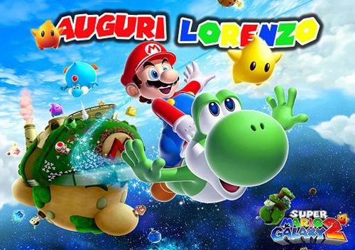 Cialda per torta super mario - per,
