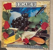 LIGABUE VINILE 1° STAMPA 1991 "LAMBRUSCO COLTELLI ROSE E POP CORN"