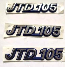 1x Original OE 46551754 Scritta Logo Emblema FIAT Brava Bravo Marea "JTD105" NOS