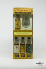 Miniature/Mignon Confezione Scotch Whisky GLENMORANGIE - 4 Pezzi con Bicchiere