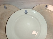 5x Piatti REGIA NAVE ANDREA DORIA Marina Militare Ceramica Navale Richard Ginori