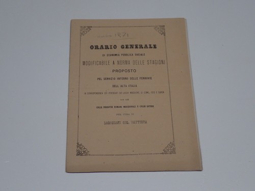 Orario generale del servizio - orario,