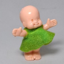 Paciocchini Mini Figure Giochi Preziosi Lil Babies Vintage PVC Toy Green Dress 