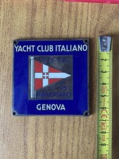 TARGA YACHT CLUB ITALIANO GENOVA 1954 ANNIVERSARIO REGATA NAVE BARCA AL1