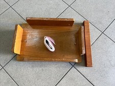 Porta Batteria Per Barca In Mogano Marino 40x25