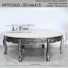 Tavolo basso da salotto ovale