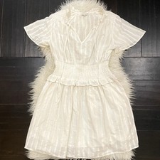 Abito donna bianco a righe