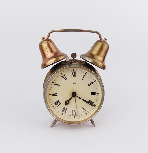 Vintage 1970s twin bell alarm - 1970s,