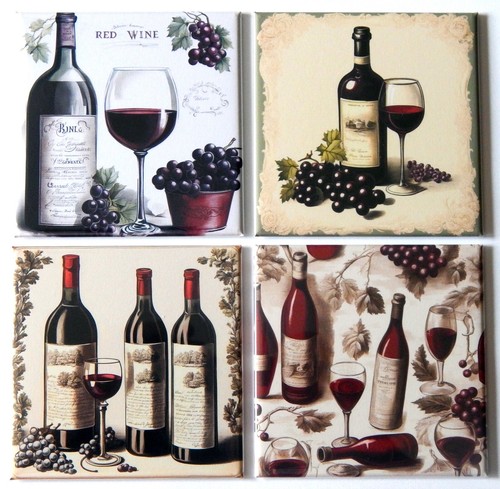 Set magnete frigo vino rosso - set,