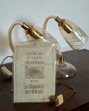 coppia abat jour In Murano