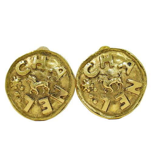 Orecchini rotondi placcati - , oro