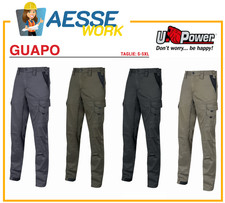 UPOWER PANTALONI DA LAVORO U-POWER GUAPO IN COTONE ELASTICIZZATO | SLIM FIT