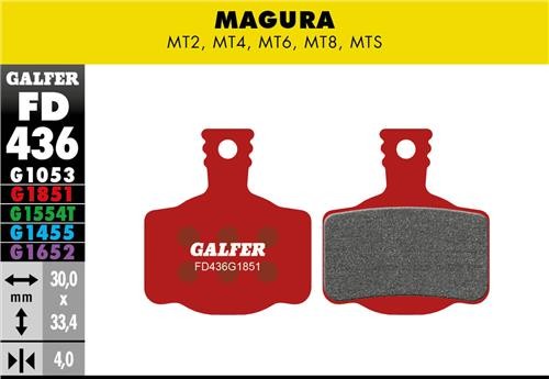 Pastiglie freno galfer magura - galfer,
