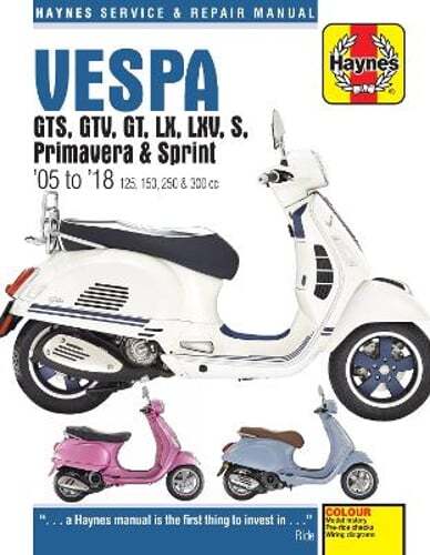 Vespa gts gtv lx lxv - vespa,