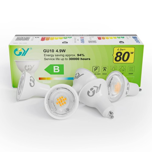 Lampadine gu10 led 9w - gu10,