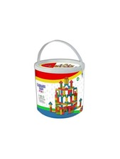 Grandi Giochi 400778  Secchiello con 50 Mattoncini di Legno