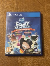 Hasbro Family Fun Pack 4 in 1, PlayStation PS4, Monopoly, Trivial Pursuit, Risk
