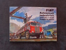 FIAT AUTOVEICOLI INDUSTRIALI DEPLIANT PROSPEKT BROCHURE VINTAGE AUTO EPOCA