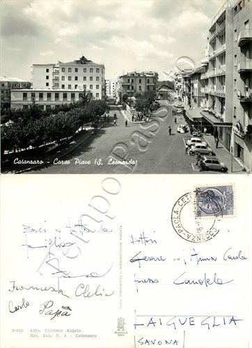 Cartolina catanzaro corso - catanzaro,,