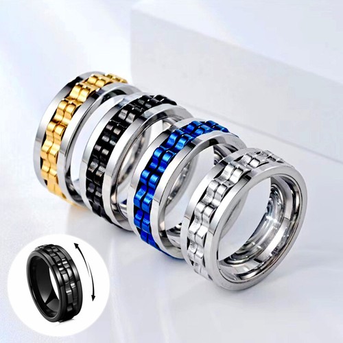 Anello girevole titanio - anello,