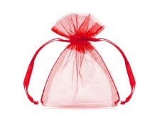 Sacchetti rosso tulle in - sacchetti,