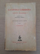 La divina commedia di Dante Alighieri - vol.1 - Inferno - Zanichelli 1955