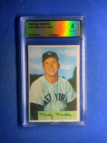 1954 bowman mickey - 1954,