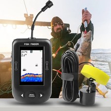 XF03 Fish Finder Wireless Sonar Portatile Portata 100M Profondità 45° Ecoscandaglio