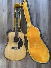 Chitarra acustica Morris W45 modello Jacaranda 1978 vintage naturale con custodia