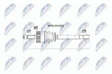 Albero motore NTY NPW-CH-020