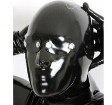 Maschera gomma con - in,