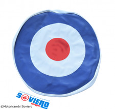 \ CopriRuota scorta Blu Bianco Rosso Ruota 10 Vespa 50 Special 125 Et3  British