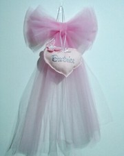 Fiocco nascita con cuore nome