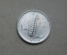 2 lire SPIGA ARATORE 1949
