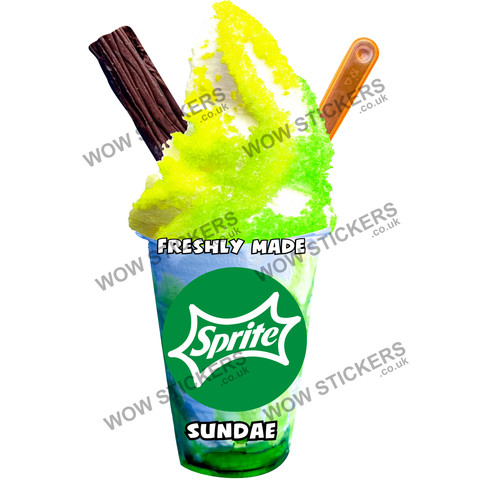 Adesivo furgone gelato - , sprite