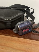 Videocamera Sony DCR-DVD91E - Blu con custodia testata