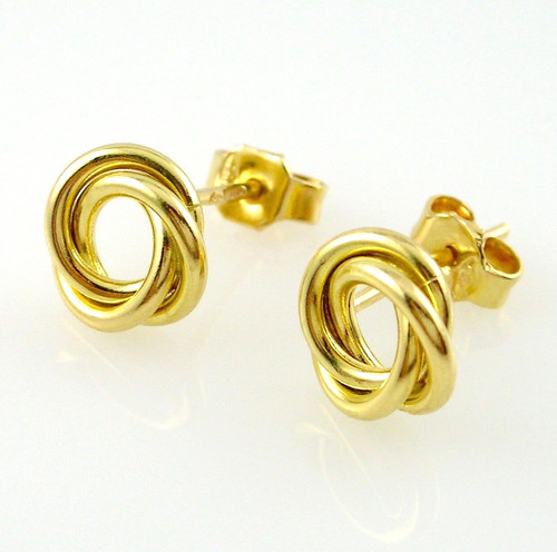 Orecchini filo oro - a,
