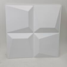 Diffusore acustico 12 pannelli 3D 19,7 x 19,7 x 1 pollici bianco 20 x 20 33 piedi²